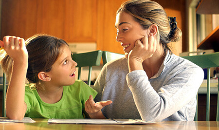 ბავშვთან საუბარი